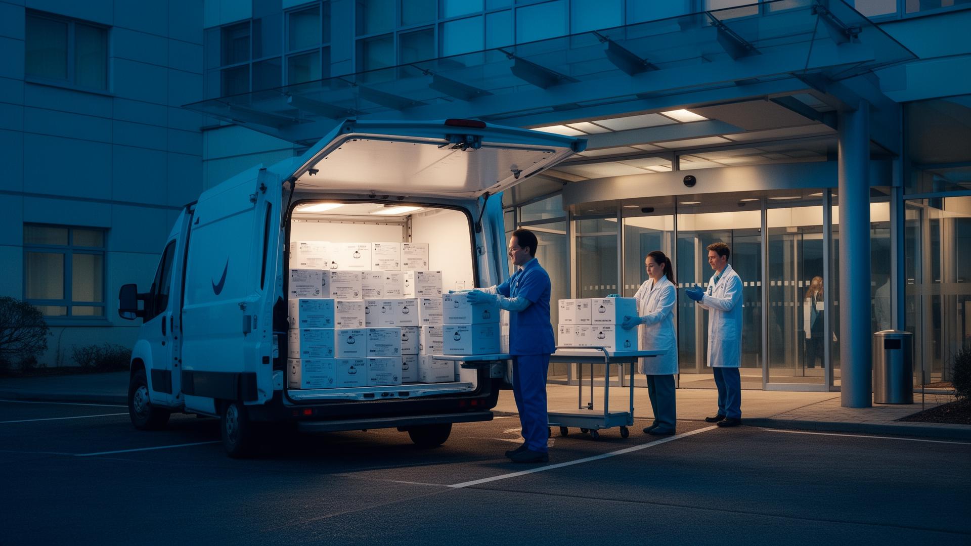 Logística hospitalar Sawber Express